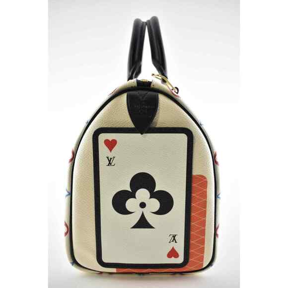 Louis Vuitton Game On Speedy Bandouliere 25 White Monogram Handle Shoulder Bag - Picture 3 of 12